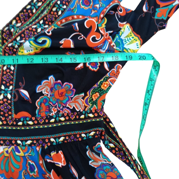 Bohemian Floral Long Sleeve Dress - Picture 3 of 4